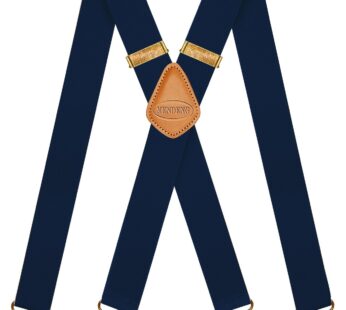 MENDENG Suspenders for Men Vintage 4 Swivel Hook Adjustable Braces Groomsmen