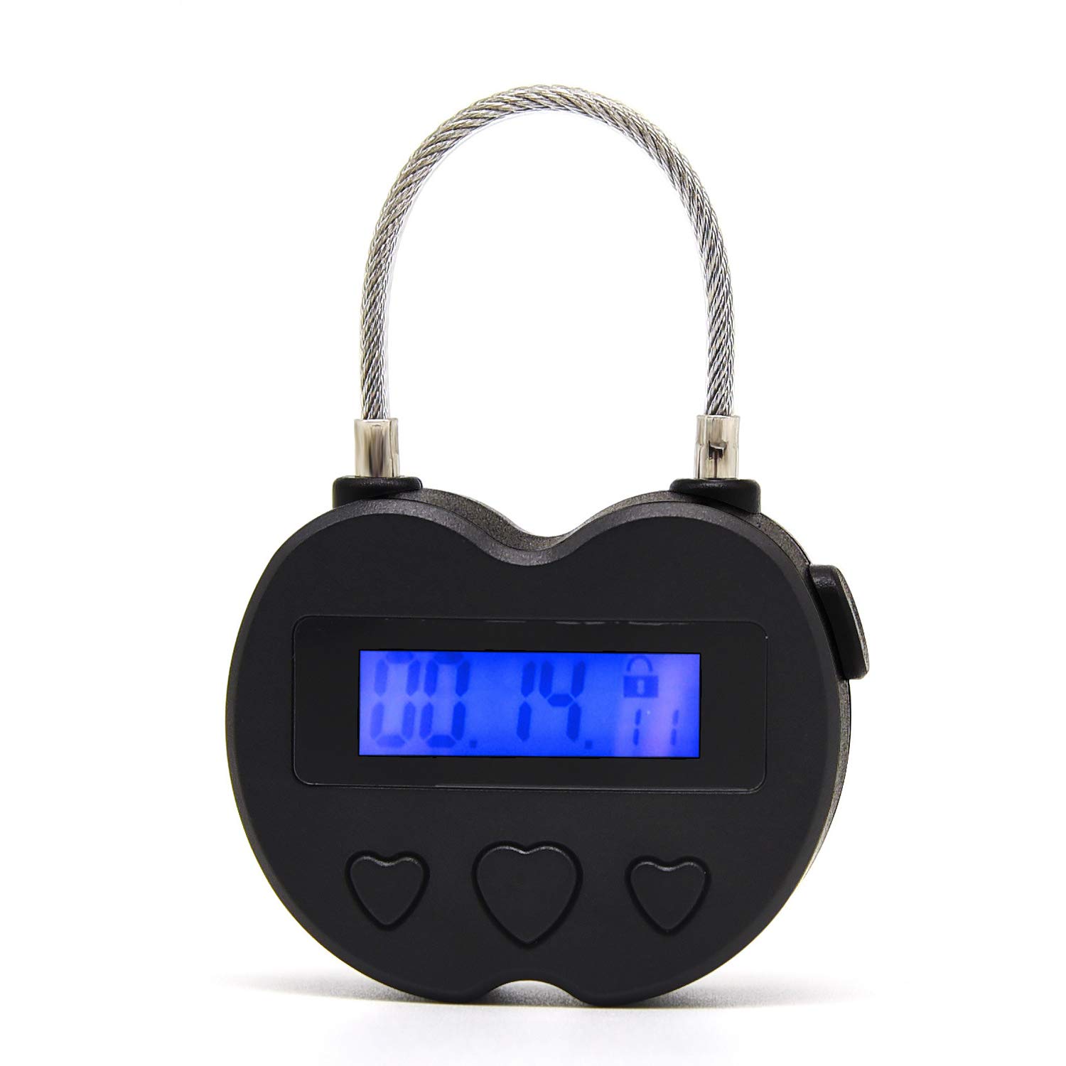 Time Lock LCD Display Time Lock Multi-Function Electronic Timer, USB Rechargeable Timer Pa