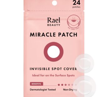 Rael Pimple Patches, Miracle Invisible Spot Cover – Hydrocolloid Acne Pimple Patches for F