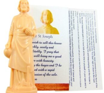 Westmon Works Saint Joseph Statue for Selling Homes with Card and House Prayer Complete Se