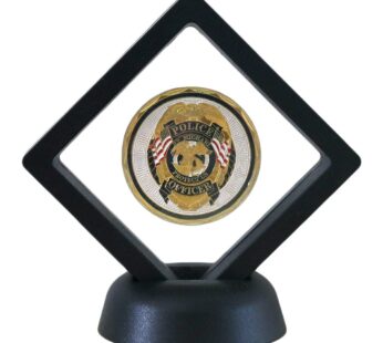 SH Challenge Coin Display Frame, 3D Floating Display Case Stand Holder, Medallion Medal Sp