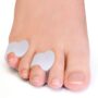 Welnove Gel Toe Separator, Pinky Toe Spacers, Little Toe Cushions for Preventing Rubbing &