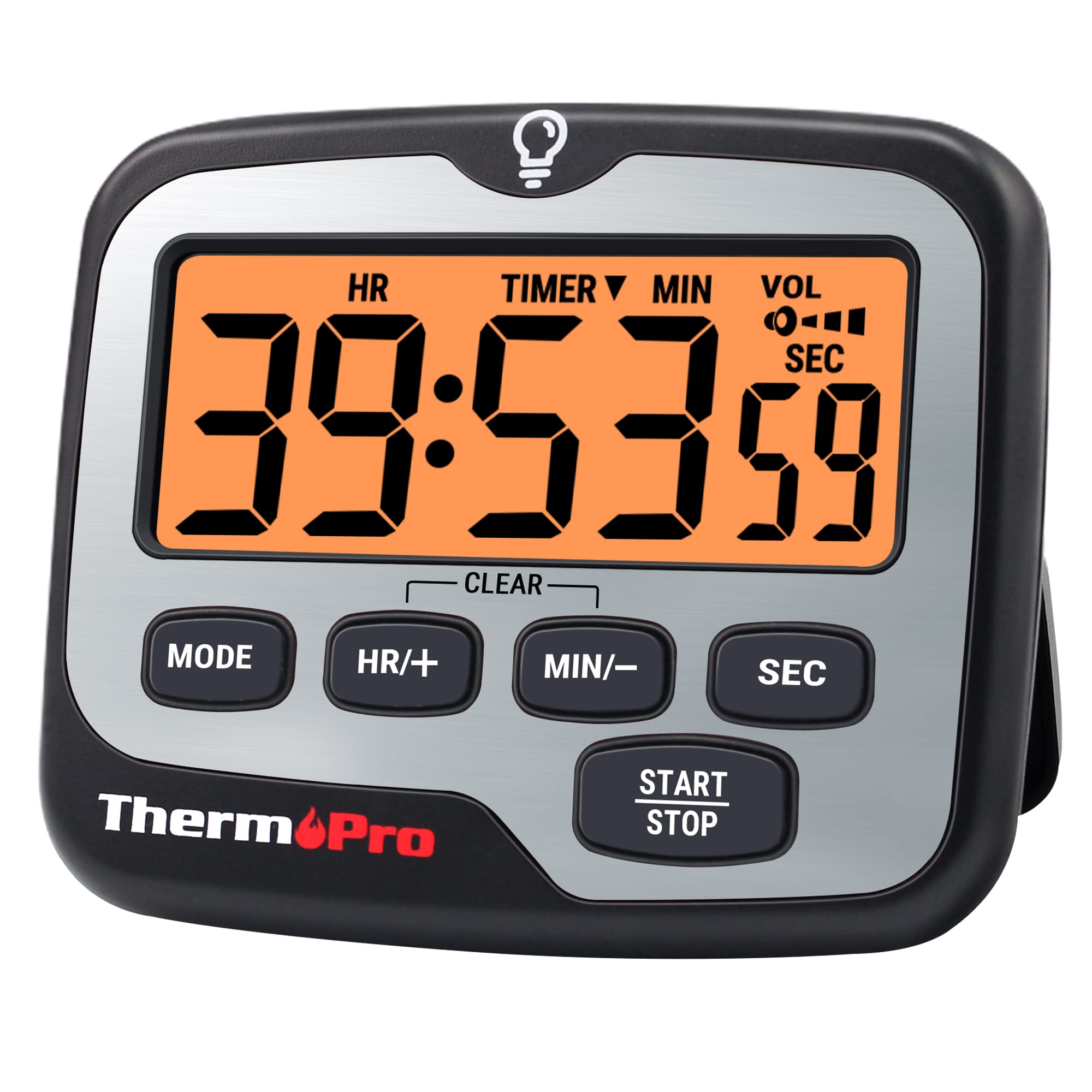 ThermoPro TM01 Kitchen Timers for Cooking with Count Up Countdown Timer, Digital Timer for