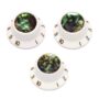 Holmer Guitar Knobs Abalone Top Speed Control Knobs 6mm Shaft Pots Volumn Tone Knobs Compa