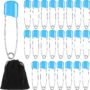 50 Pieces Diaper Pins Baby Safety Pins 2.2 Inch Plastic Head Cloth Diaper Pins with Lockin