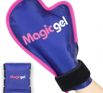 Medium Size Hot or Cold Glove Ice Pack for Hands | Mitten Style | Microwaveable | Relief f