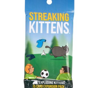 Streaking Kittens Expansion Pack – Elevate Exploding Kittens with New Twists – Family Game