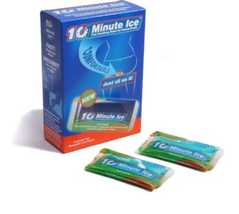 10 Minute Ice – Hemorrhoid Treatment for Fast Relief. Includes Two Shaped Ice Packs to Con