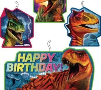 amscan Jurassic World Birthday Candles | Assorted Sizes | 4 Pcs