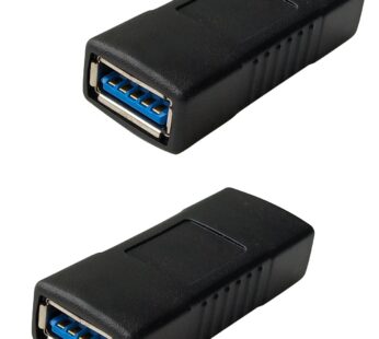 USB 3.0 Female to Female Extension Connector Adapter (2 Pack)