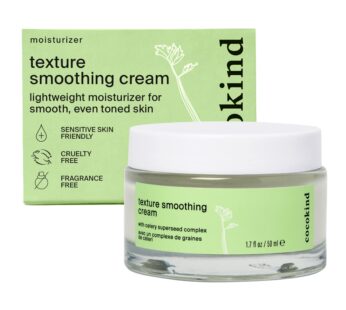 Cocokind Texture Smoothing Cream, Face Moisturizer with Squalane, Celery Seed and Cucumber