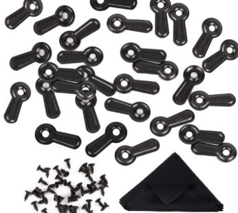 300 Picture Turn Button Fasteners Photo Frame Hardware and 300 Screws for Craft, Hanging,