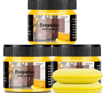 CARGEN 3 PCS Wood Seasoning Beewax Natural Beewax Traditional Wood Wax Multipurpose Beeswa
