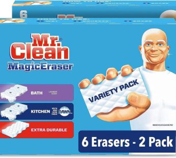 Mr. Clean Magic Eraser Variety Pack (with Bath, Kitchen, and Extra Durable Cleaning Pads),