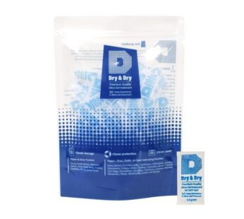 Dry & Dry 0.5(Half) Gram [100 Packets] Pure & Safe Silica Gel Packets Desiccant Dehumidifi