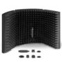Aokeo Professional Studio Recording Microphone Isolation Shield,Suitable for Blue Yeti and