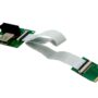 Sintech PCI-E Express X1/UB to M.2 A/E Key Adapter Card with FPC Cable