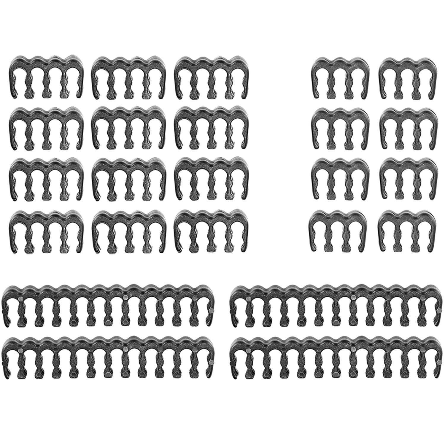 upHere 24 Pieces Set = 24-pin x 4, 8-pin x 12, 6-pin x 8 for 3 mm up to 3.4 mm/0.13inch- B