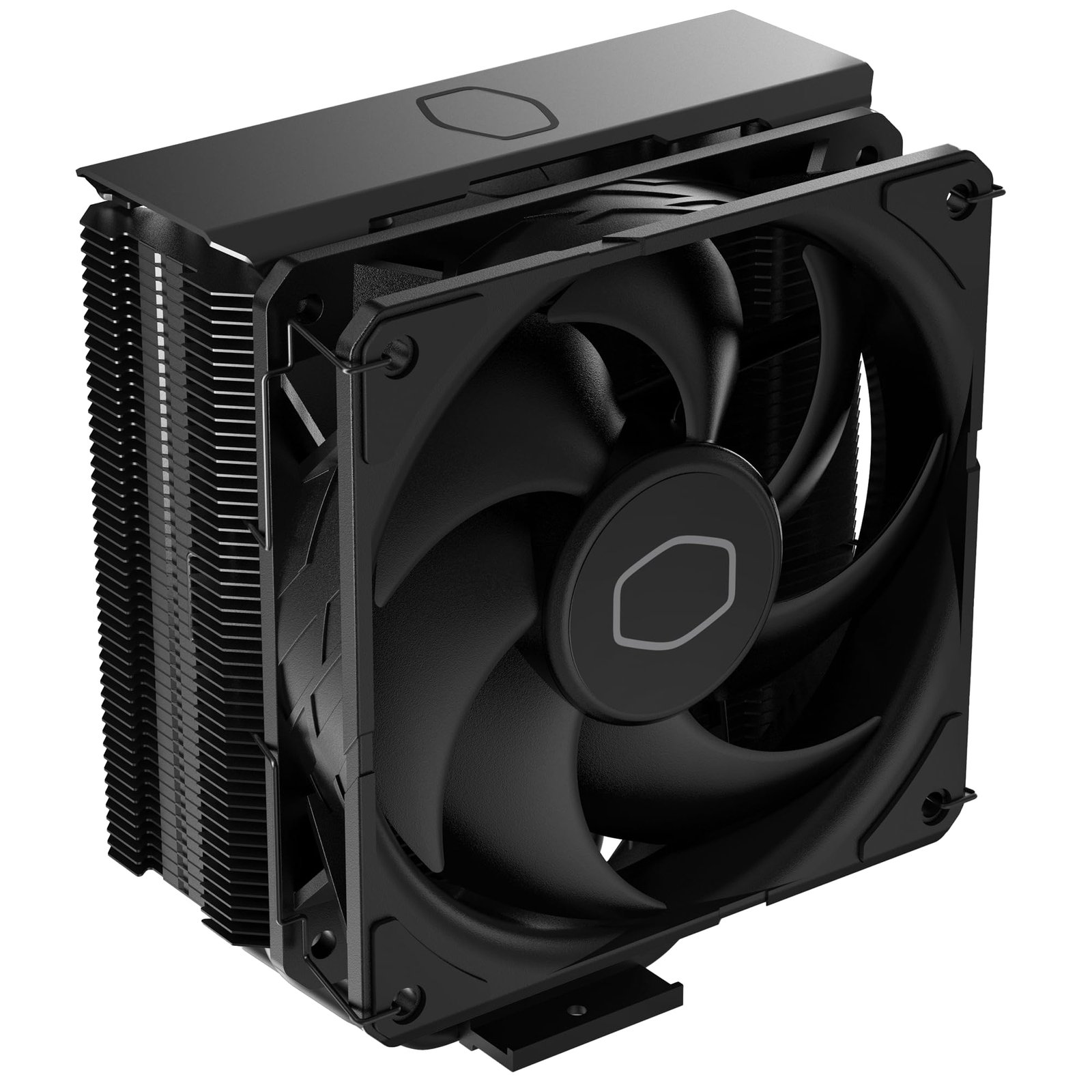 Cooler Master Hyper 212 Black CPU Air Cooler, SickleFlow 120 Edge Fan, Aluminum Top Cover,