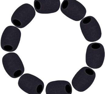 Phinus 10 Pack Lapel Microphone Windscreen, Headset Windscreen, Mic Foam Covers Lavalier M