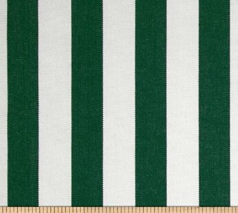 Sunbrella Mason Stripe 5630-0000 Forest Green, Fabric by the Yard