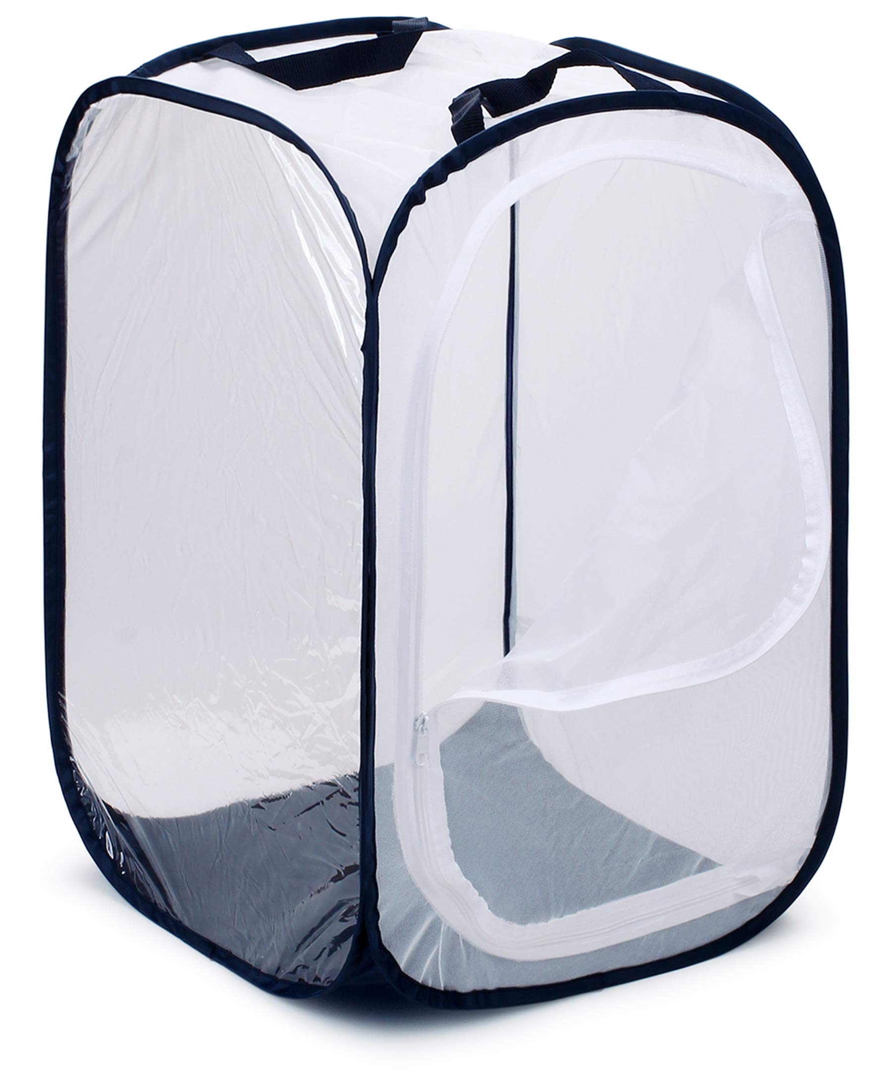 RESTCLOUD 36" Large Monarch Butterfly Habitat, Giant Collapsible Insect Mesh Cage Terrariu