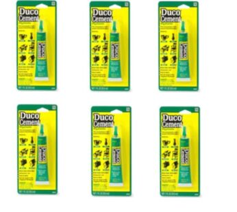 Duco Cement Multi-Purpose Household Glue – 1 fl oz – 6 Pack