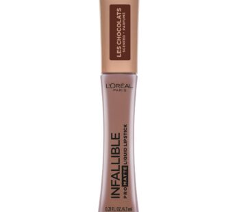L’Oreal Paris Cosmetics Infallible Pro Matte Les Chocolats Scented Liquid Lipstick, Bitter