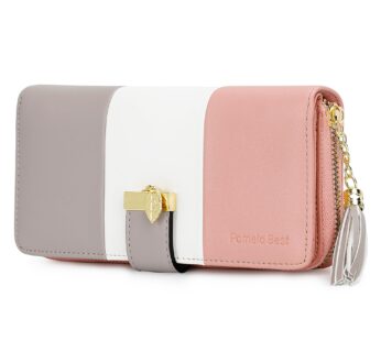 RFID Wallets for Women with Multiple Card Slots and Cellphone Compartment, Womens Wallet (