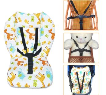 High Chair Cushion and Straps,High Chair Cushion Pad,Baby High Chair Seat Cushion Liner Pa