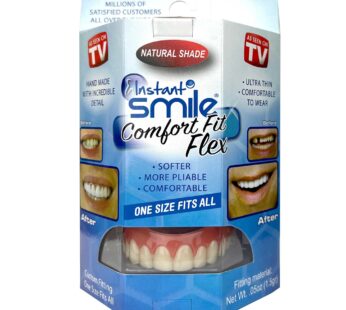 Instant Smile Comfort Fit Flex – Natural Shade – Upper Veneer Cosmetic Teeth