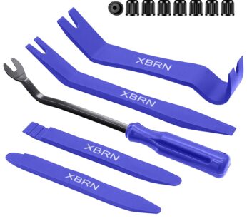 XBRN Auto Trim Removal Tool Kit,13 Pcs Car Panel Door Window Tools Kit,Auto Clip Fastener