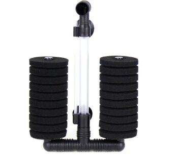 AQUANEAT 1 Pack Double Bio Sponge Filter, for Fry, Betta, Shrimp, Nano, Aquarium Fish Tank