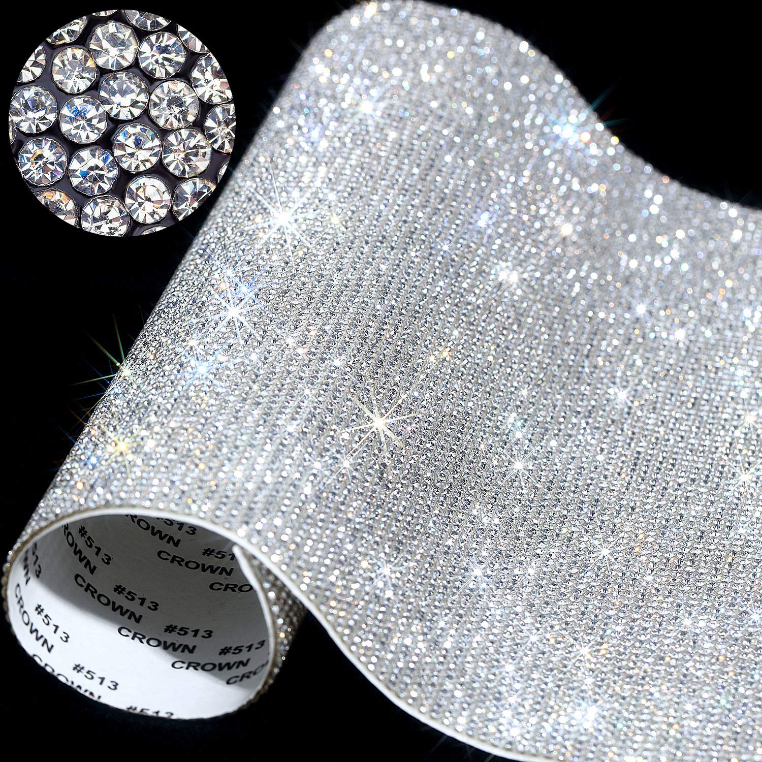 12000 Pieces Bling Bling Rhinestone Sheet Rhinestones Sticker DIY Car Decoration Sticker S