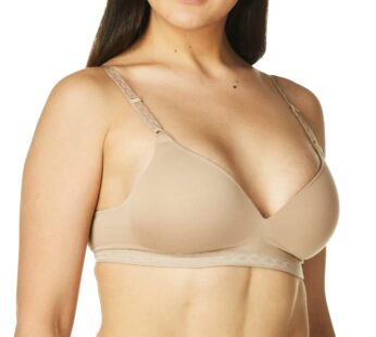Warner’s Women’s Blissful Benefits Super Soft Wireless Lightly Lined Comfort Bra RM1691W,