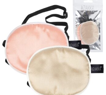 eZAKKA Eye Patches for Adults Kids Left Right Eye, 2PCS Silk Eyepatches for Lazy Eye After