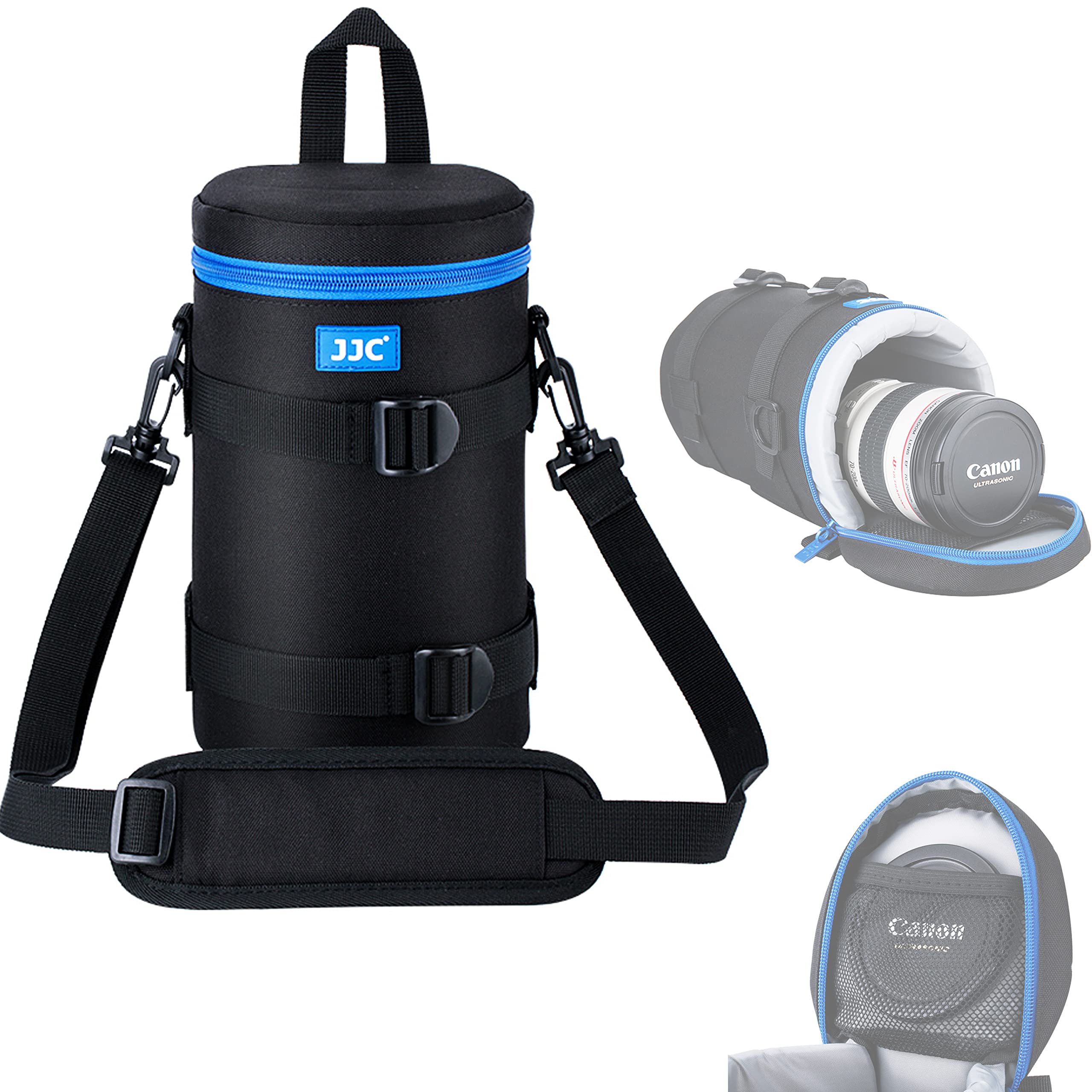 JJC Water Resistant Deluxe Lens Pouch Case Bag, Compatible with Canon EF RF 600mm f11 is S
