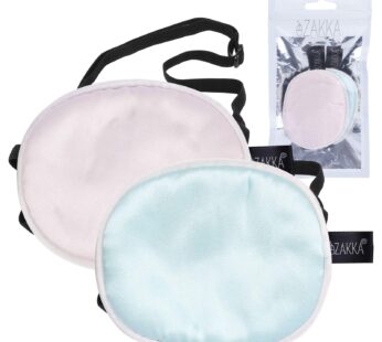 eZAKKA Silk Eye Patch for Adults Kids, 2PCS Eyepatch for Left Right Eye Lazy Eye After Sur