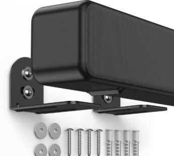 HomeMount Universal Soundbar Wall Mount – Adjustable Sound bar Mounts Mounting Shelf Stand