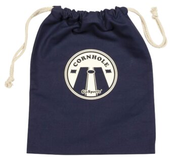 GoSports Cornhole Bean Bag Tote Carry Case – Fits 8 Bean Bags – Gray, Navy, or Natural