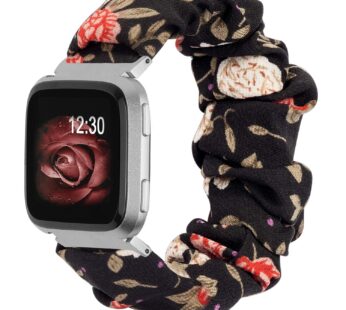 TOYOUTHS Scrunchie Bands Compatible with Fitbit Versa/Versa 2/Versa Lite Special Edition W