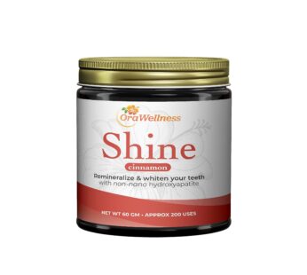 OraWellness Shine Remineralizing Tooth Powder with Hydroxyapatite, Natural Teeth Whitening