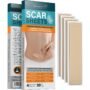 NUVADERMIS Silicone Scar Sheets - Extra Long Scar Sheets for C-Section, Tummy Tuck, Keloid