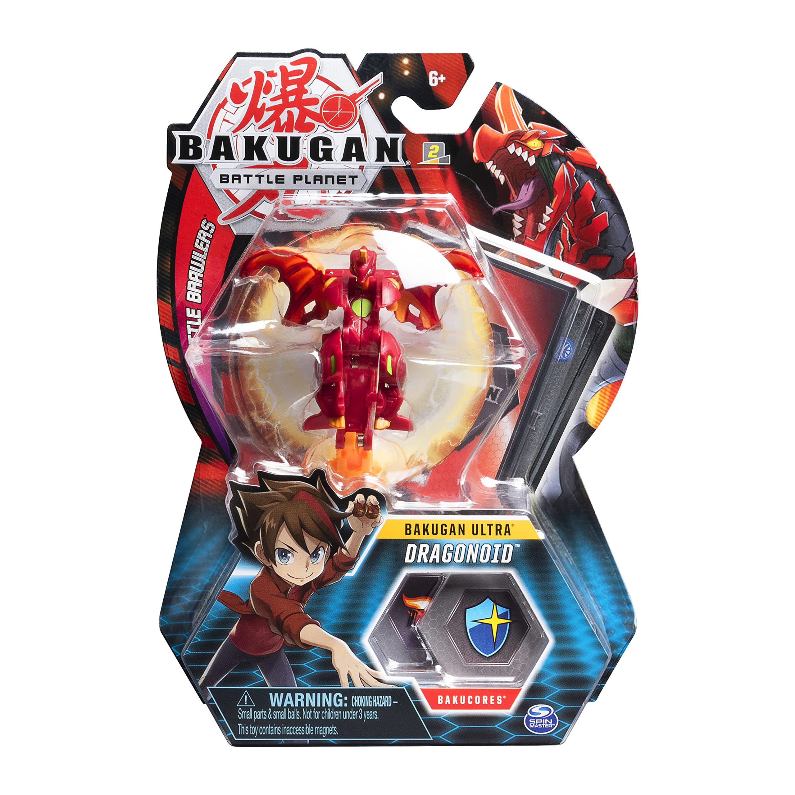 Bakugan, Special Attack Ventri, Spinning Collectible, Customizable Action Figure and Tradi