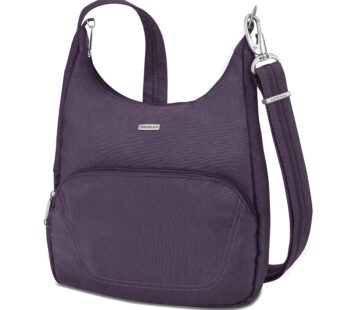 Travelon Anti-Theft Essential Messenger Bag (Purple)