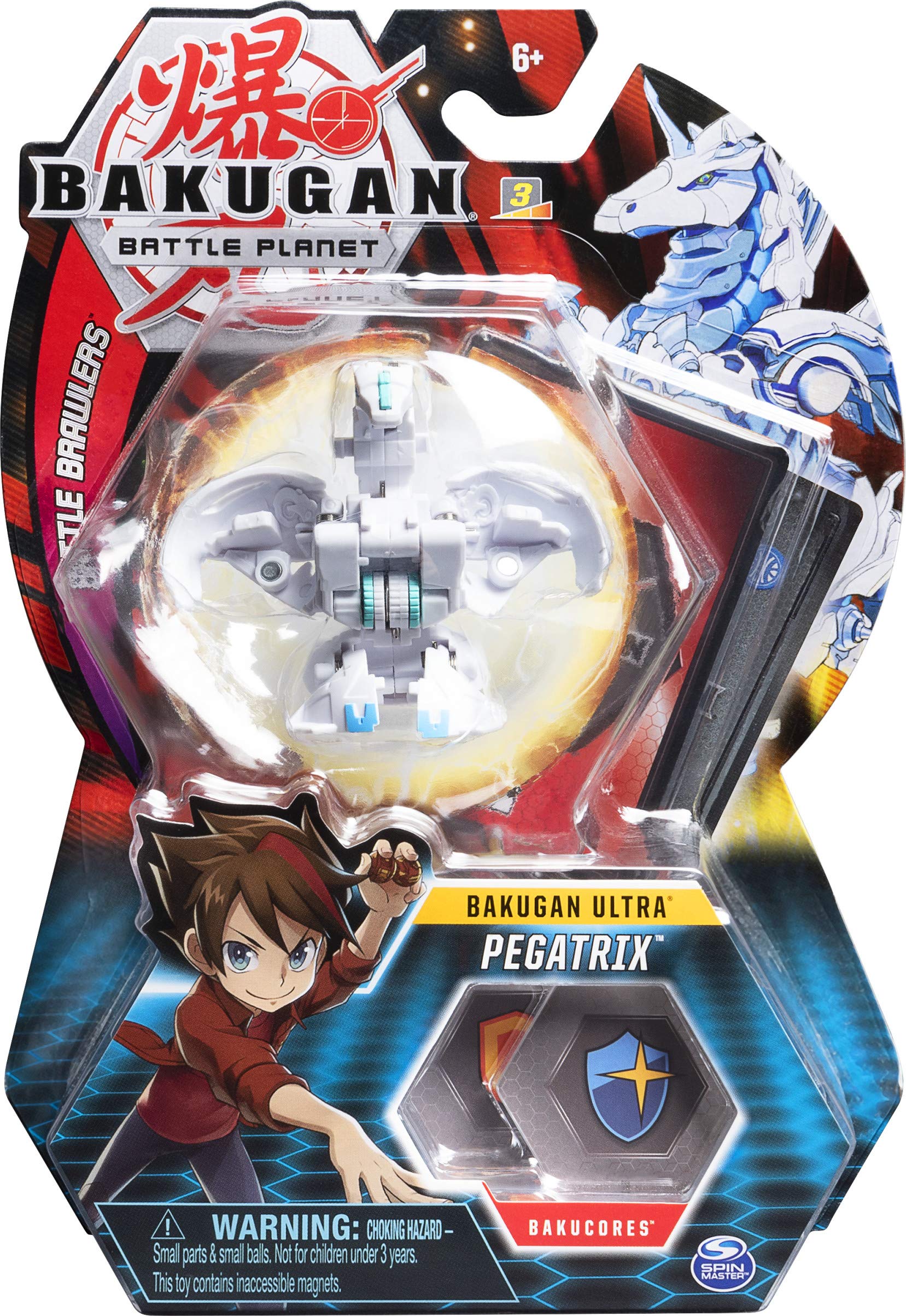 Bakugan Ultra, Pegatrix, 3-inch Collectible Action Figure and Trading Card, for Ages 6 and