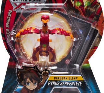 Bakugan Ultra, Pyrus Serpenteze, 3″ Tall Collectible Transforming Creature, for Ages 6 & U