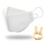 BOTN Child fit 10Pcs KF94 Protective and Safety Face Mask, 4-Layer Filter and 3D Design, A