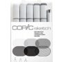 Copic Sketch Alcohol Marker 5 Colors + Multiliner SP Set, Sketching Grays