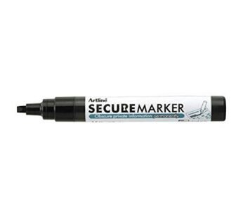 artline Secure Marker 4.mm Chisel EKSC-4,Black